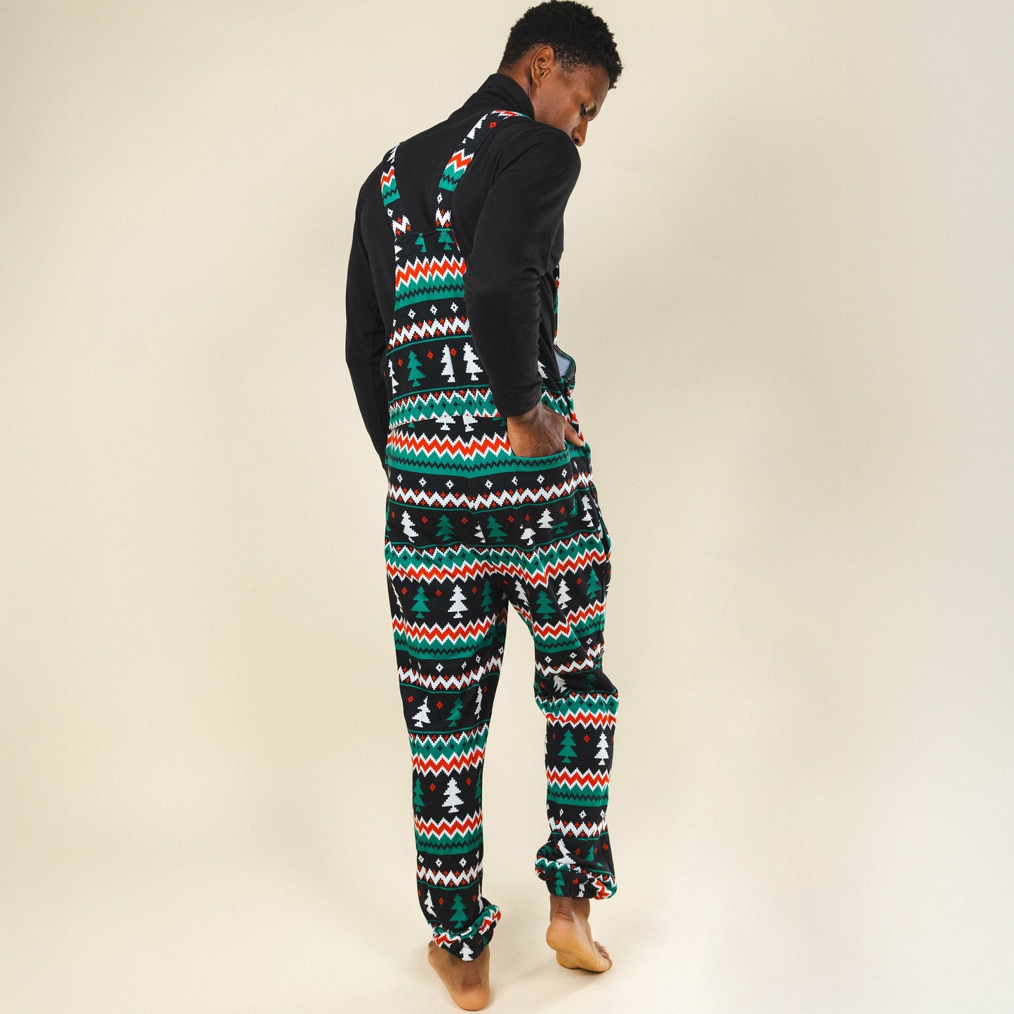 Shinesty Men's Pajamaralls® - Holiday Fair Isle