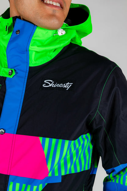 Shinesty Ski Onesie - Men's Retro Black