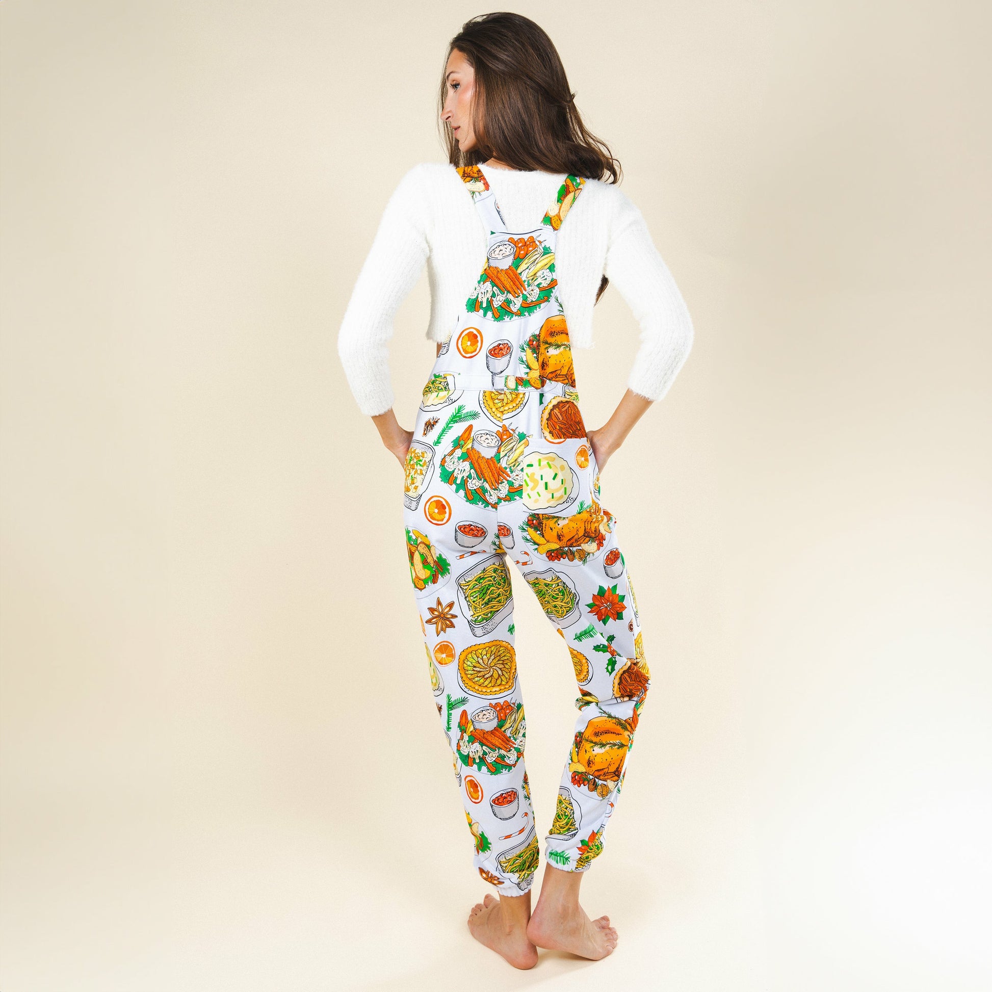 Shinesty WoPajamaralls® - White Thanksgiving