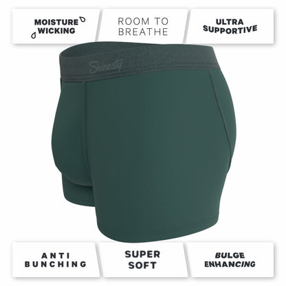 Shinesty Men's Ball Hammock® Pouch Trunk Underwear - Dark Teal