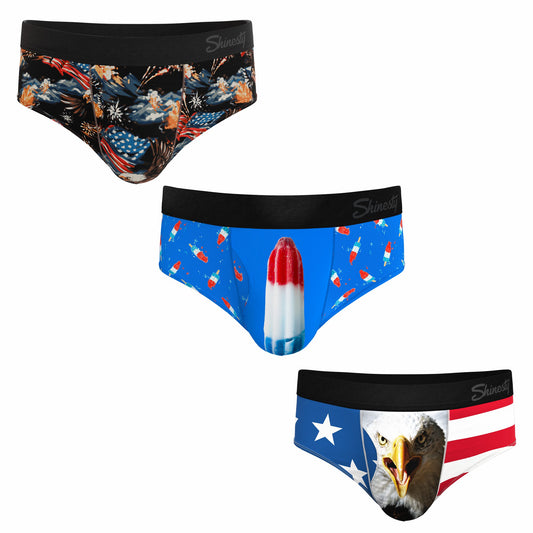 Shinesty Ball Hammock® Pouch Briefs 3 Pack - The Independance Apex Bundle