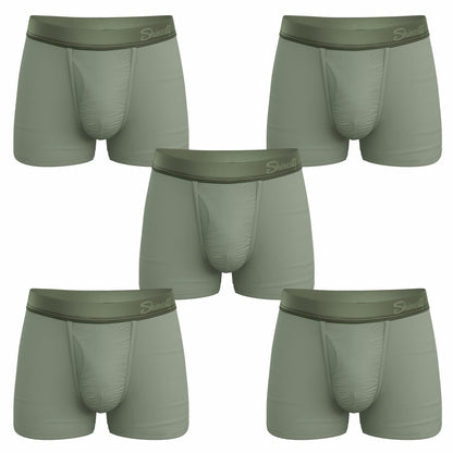 Shinesty Ball Hammock® Pouch Trunks Underwear 5 Pack - Olive