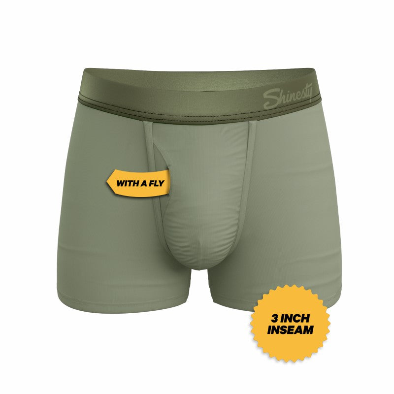 Shinesty Ball Hammock® Pouch Trunks Underwear 5 Pack - Olive