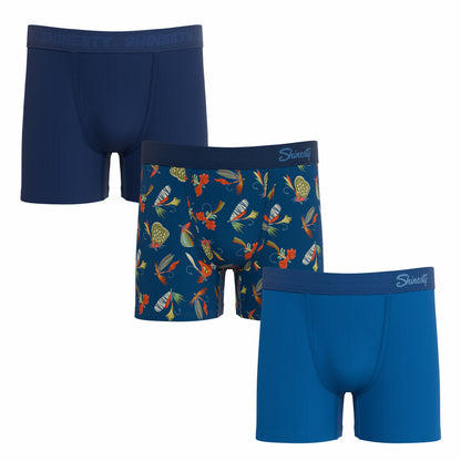Shinesty Youth Boxer Briefs 3 Pack - kids-fish-3-pack