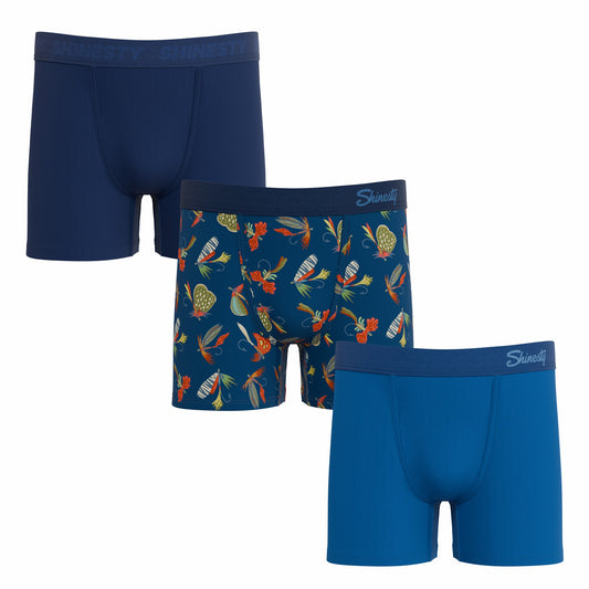 Shinesty Youth Boxer Briefs 3 Pack - kids-fish-3-pack