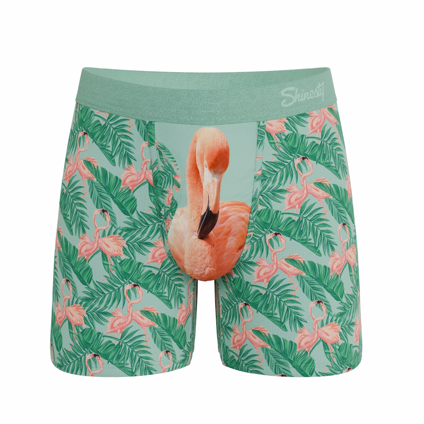 Shinesty Ball Hammock® Pouch Underwear With Fly - Flamingo
