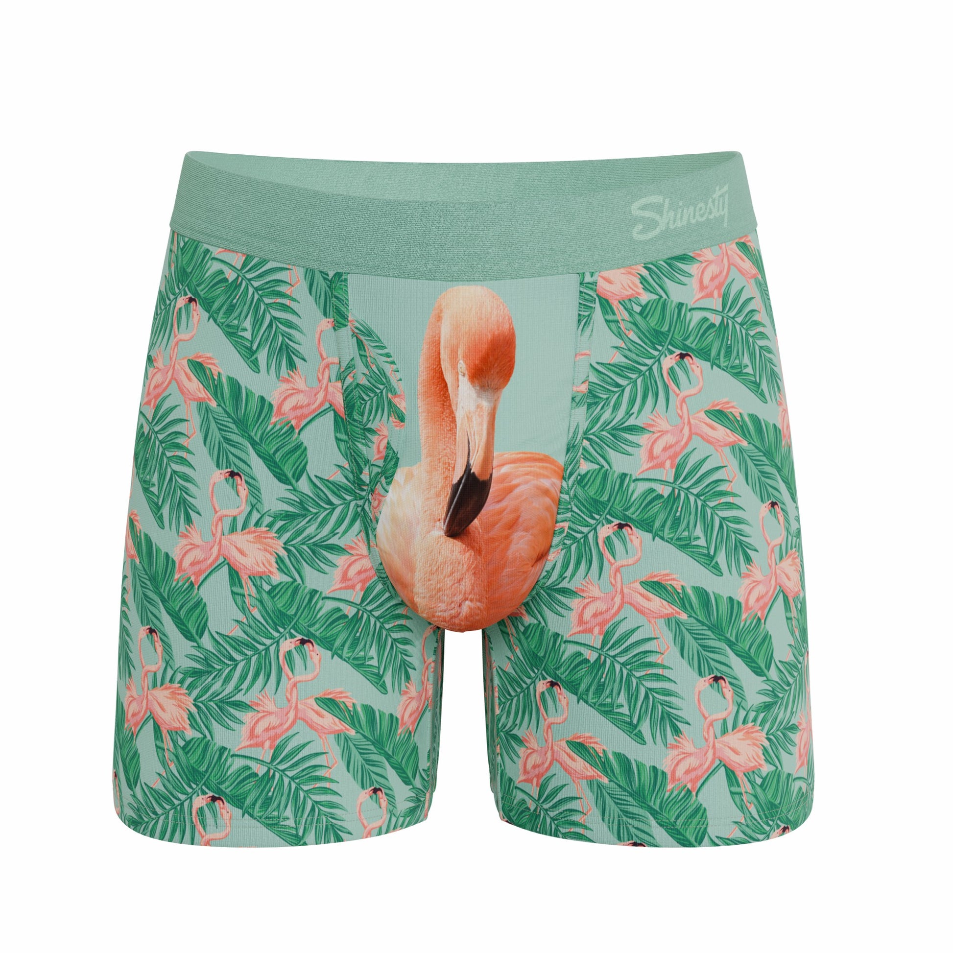 Shinesty Ball Hammock® Pouch Underwear With Fly - Flamingo