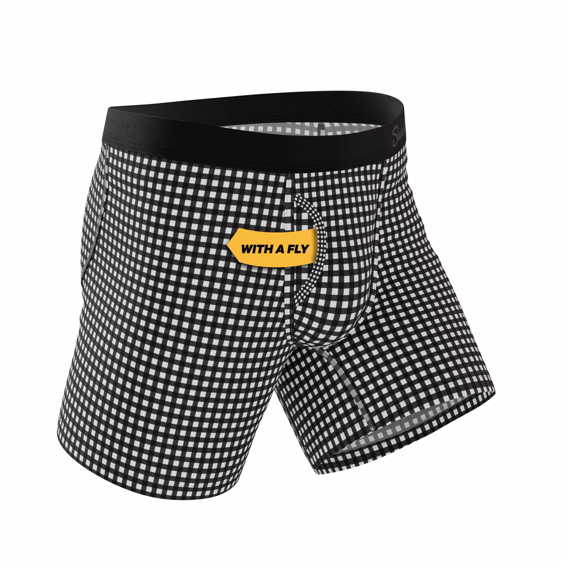 Shinesty Ball Hammock® Pouch Underwear With Fly - Window Pane