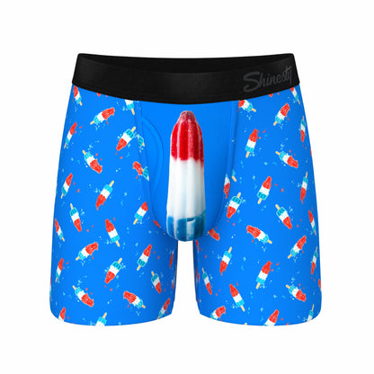 Shinesty Ball Hammock® Magnum Big Pouch Underwear - USA Popsicle
