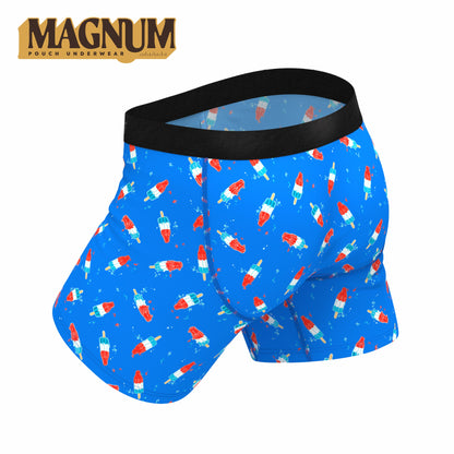 Shinesty Ball Hammock® Magnum Big Pouch Underwear - USA Popsicle