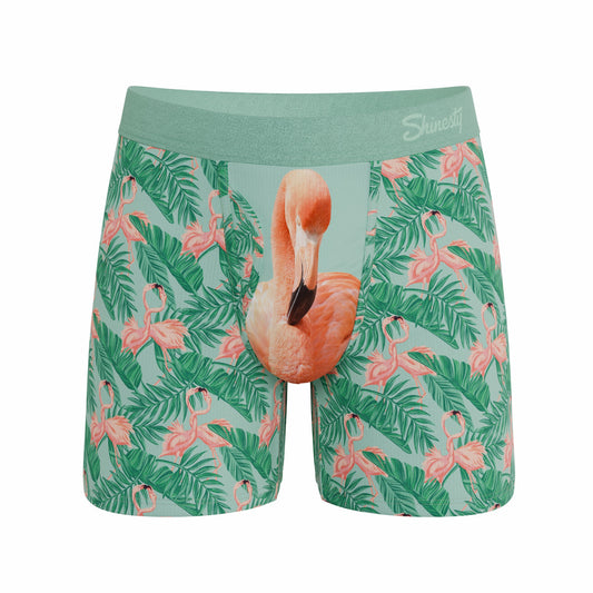 Shinesty Ball Hammock® Magnum Big Pouch Underwear - Flamingo