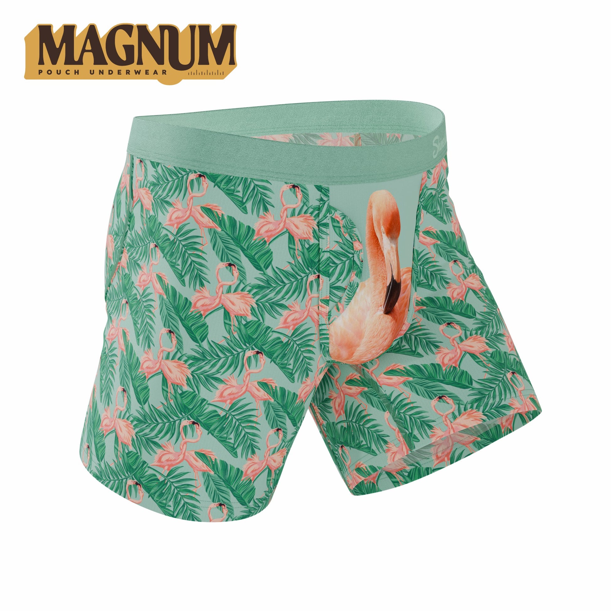 Shinesty Ball Hammock® Magnum Big Pouch Underwear - Flamingo