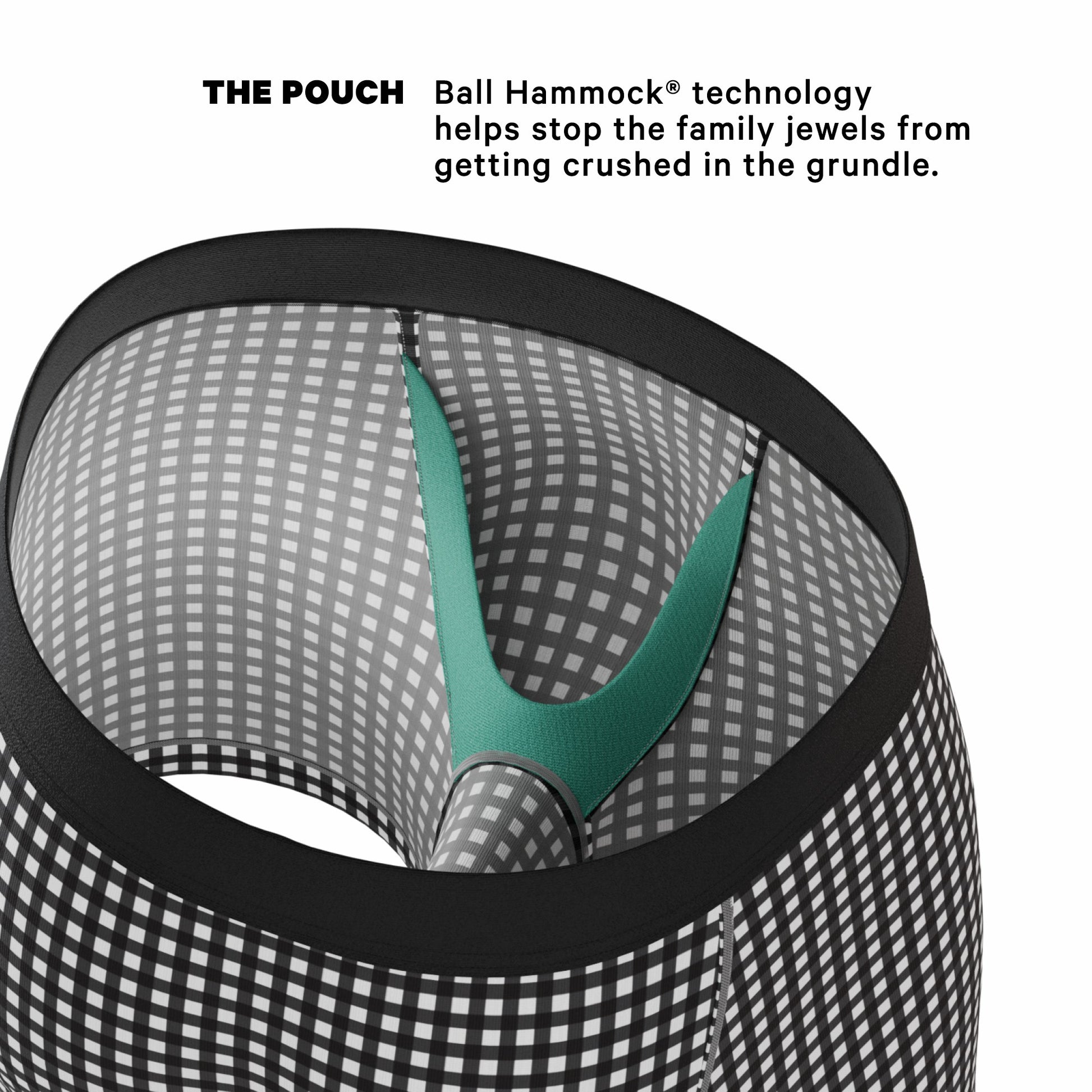 Shinesty Ball Hammock® Pouch Underwear - Window Pane
