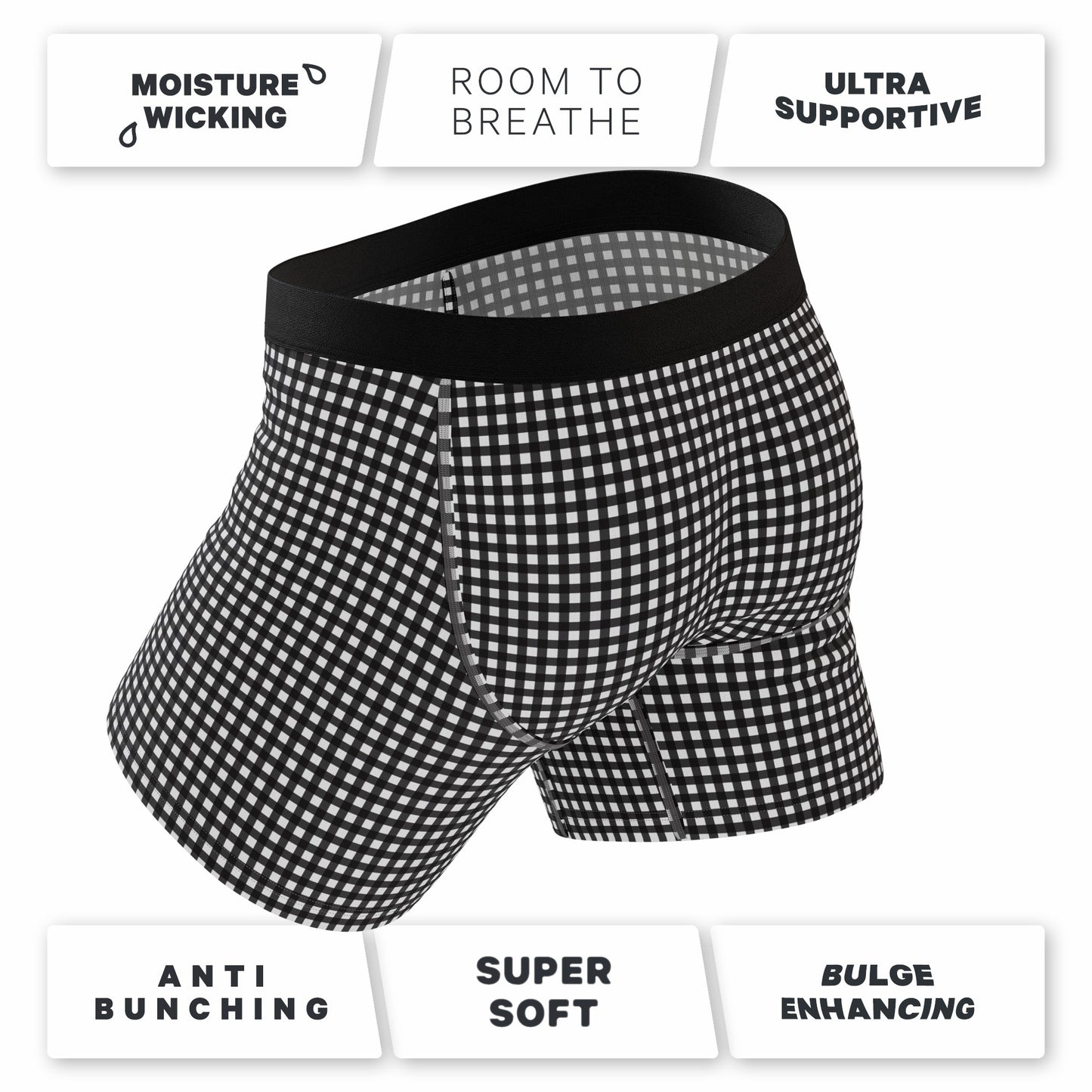 Shinesty Ball Hammock® Pouch Underwear - Window Pane