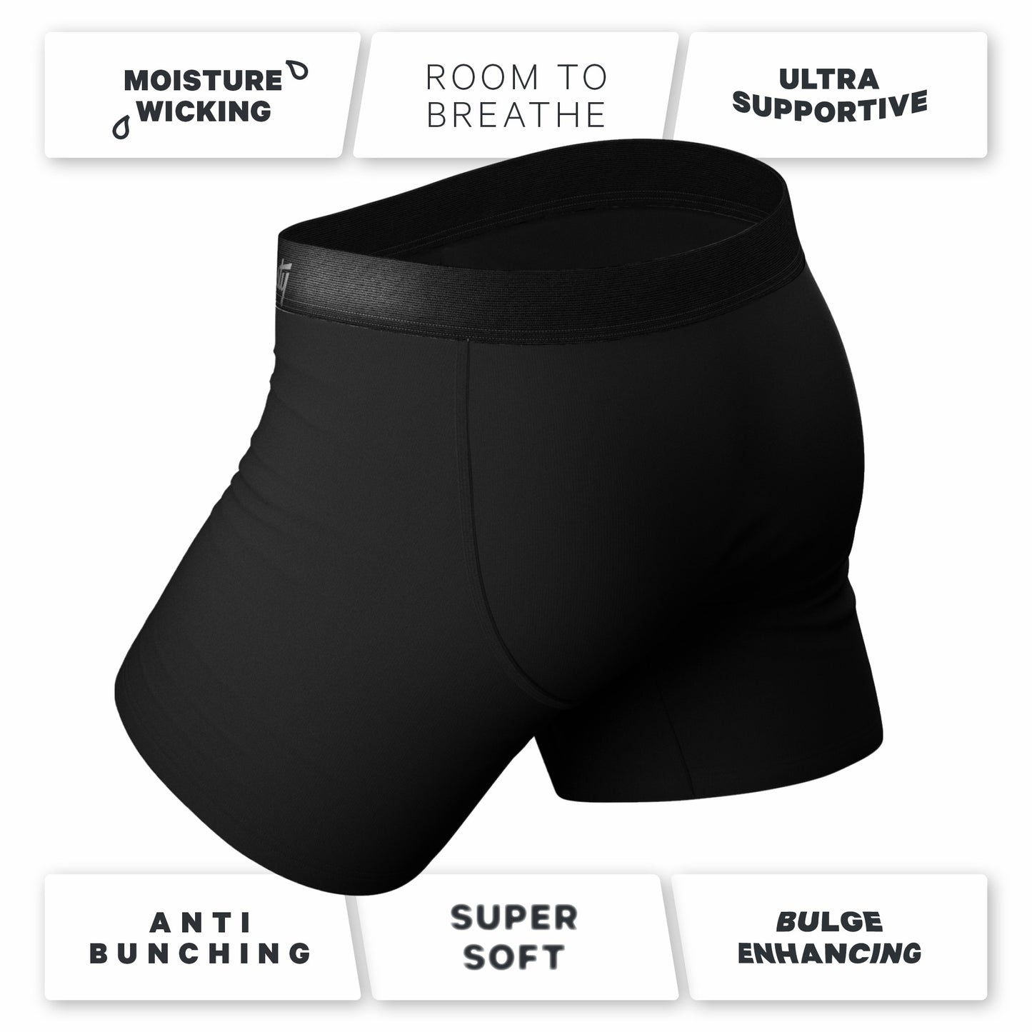 Shinesty Ball Hammock® Pouch Underwear - Black