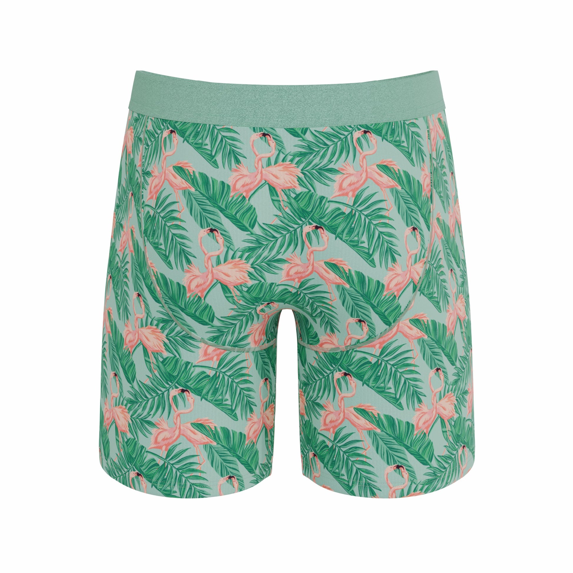 Shinesty Long Leg Ball Hammock® Pouch Boxers With Fly - Flamingo