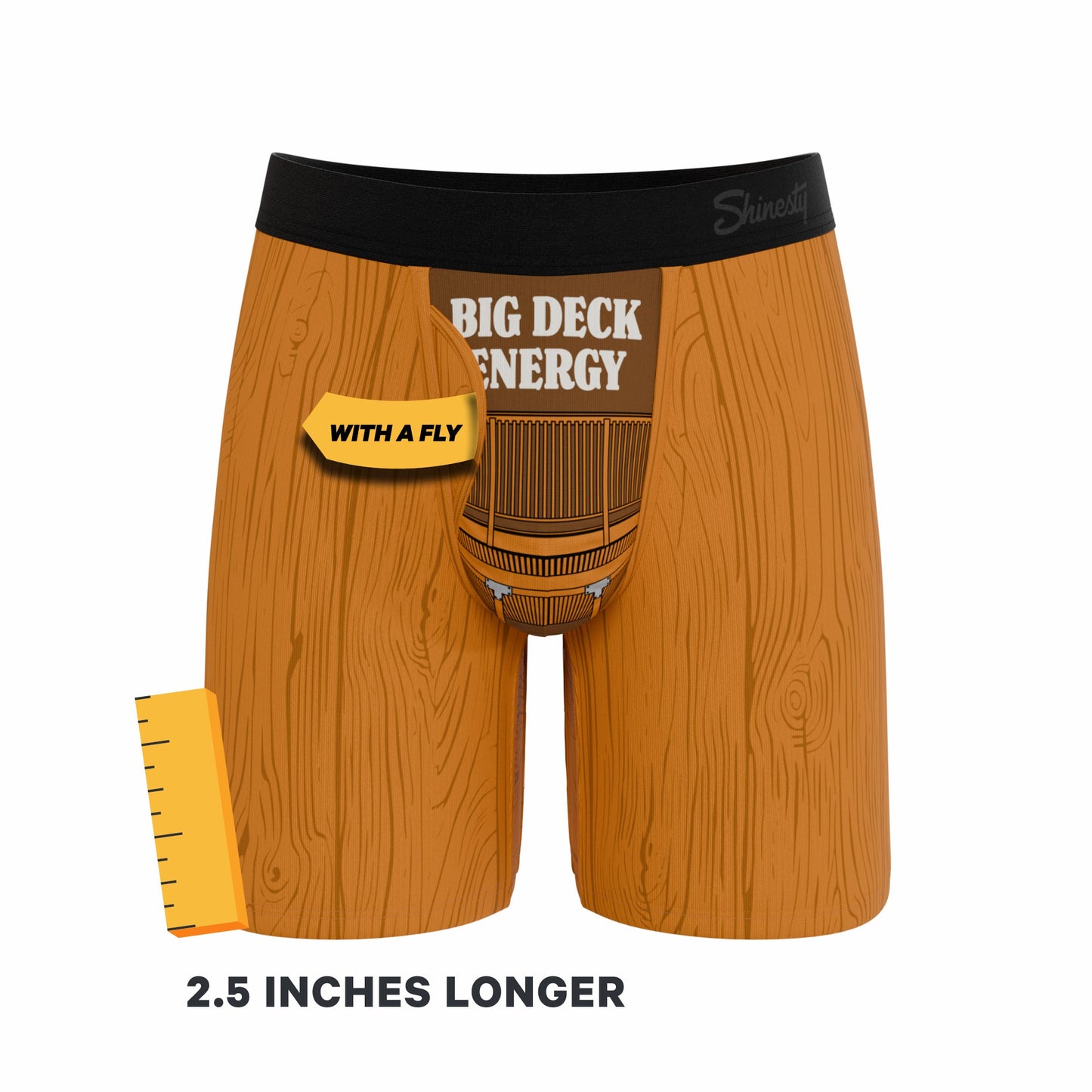 Shinesty Long Leg Ball Hammock® Pouch Boxers With Fly - Shinesty X Middle Class Fancy
