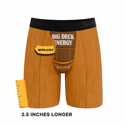Shinesty Long Leg Ball Hammock® Pouch Boxers With Fly - Shinesty X Middle Class Fancy