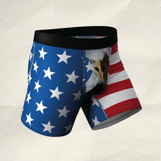 Shinesty paradICE™ Cooling Ball Hammock® Underwear - USA Mascot Eagle