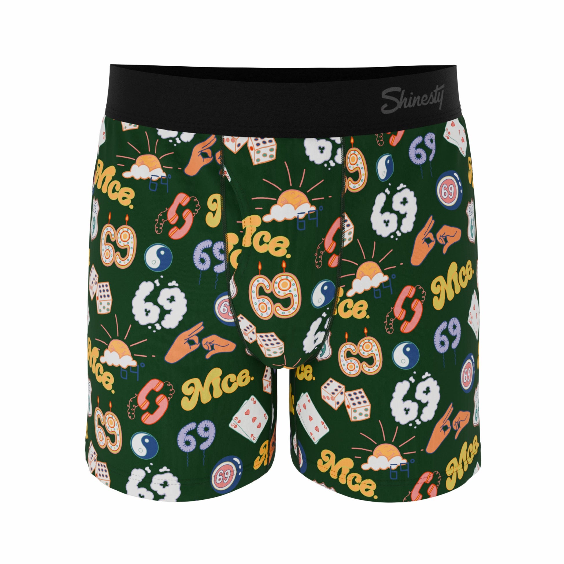 Shinesty Numerical Boxer Underwear - The Wine Dine & 69