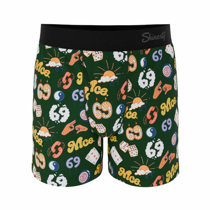 Shinesty Numerical Boxer Underwear - The Wine Dine & 69