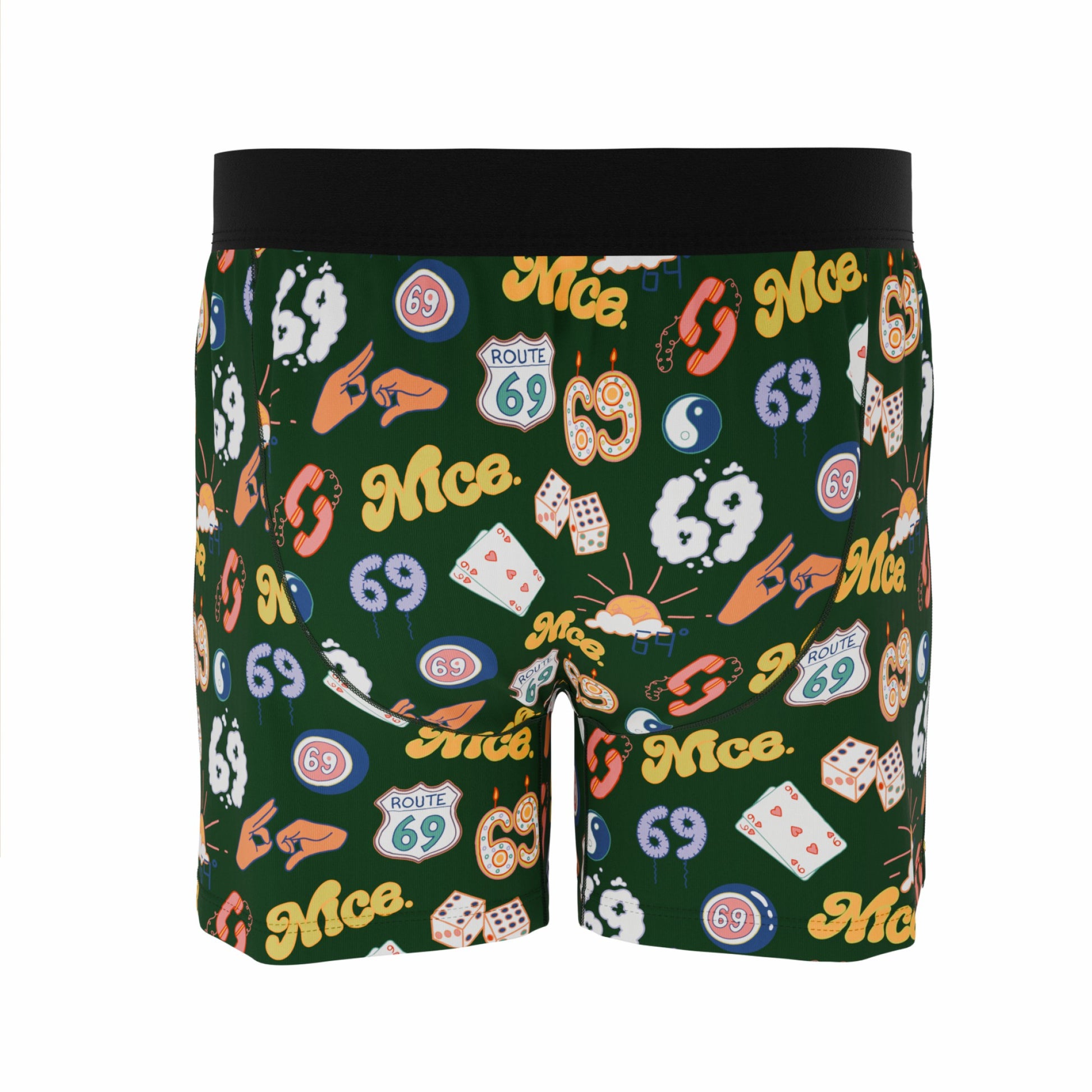 Shinesty Numerical Boxer Underwear - The Wine Dine & 69