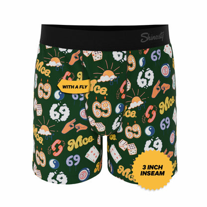 Shinesty Numerical Boxer Underwear - The Wine Dine & 69