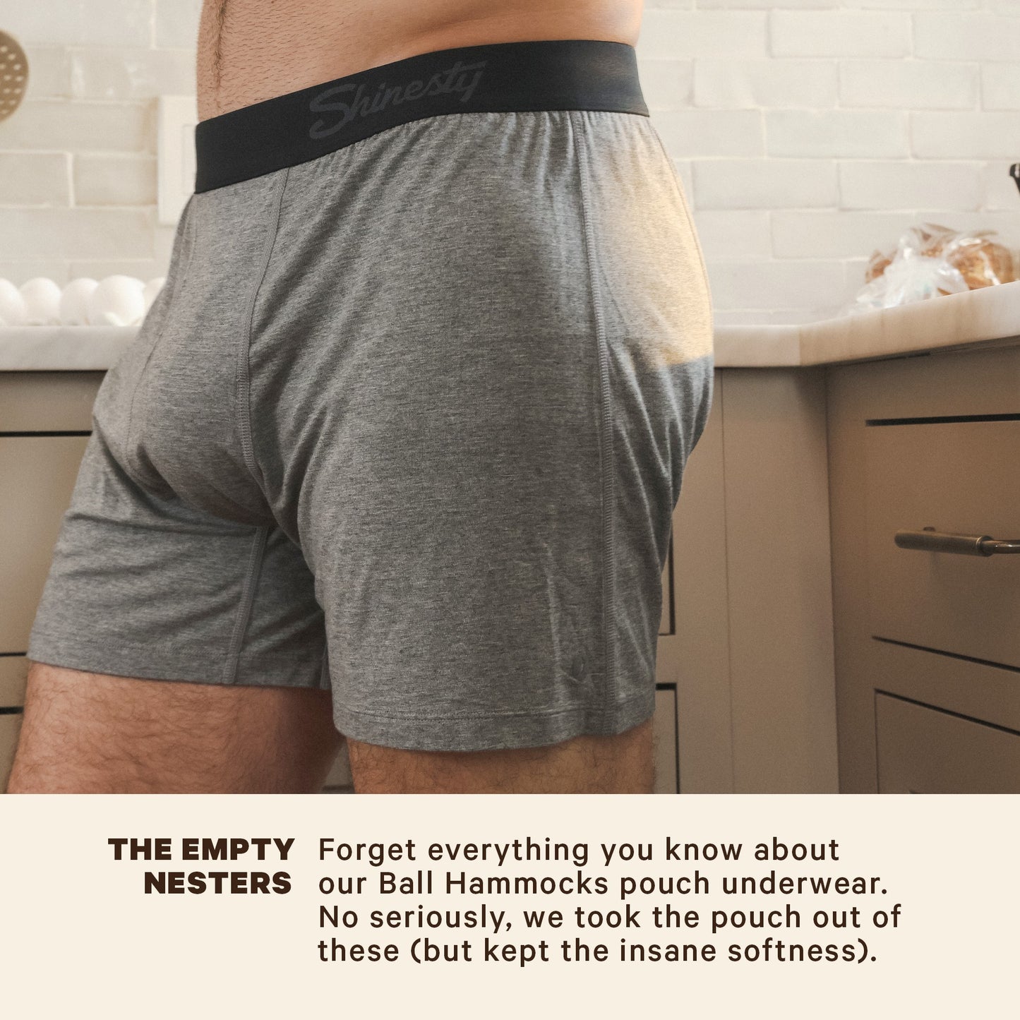 Shinesty Mild Grey Boxer Underwear - The Rock Solid