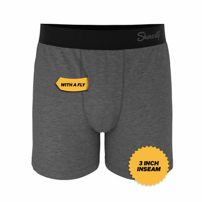 Shinesty Mild Grey Boxer Underwear - The Rock Solid