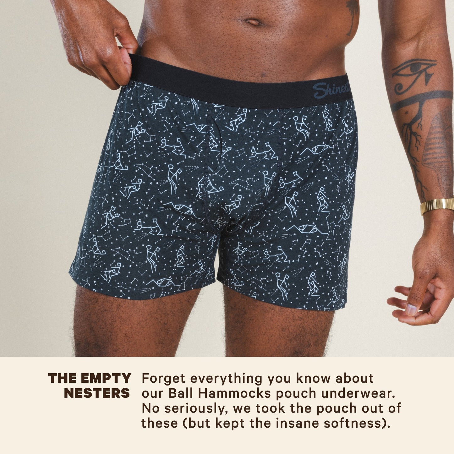 Shinesty Boxer Underwear - Glow In The Dark Constellation