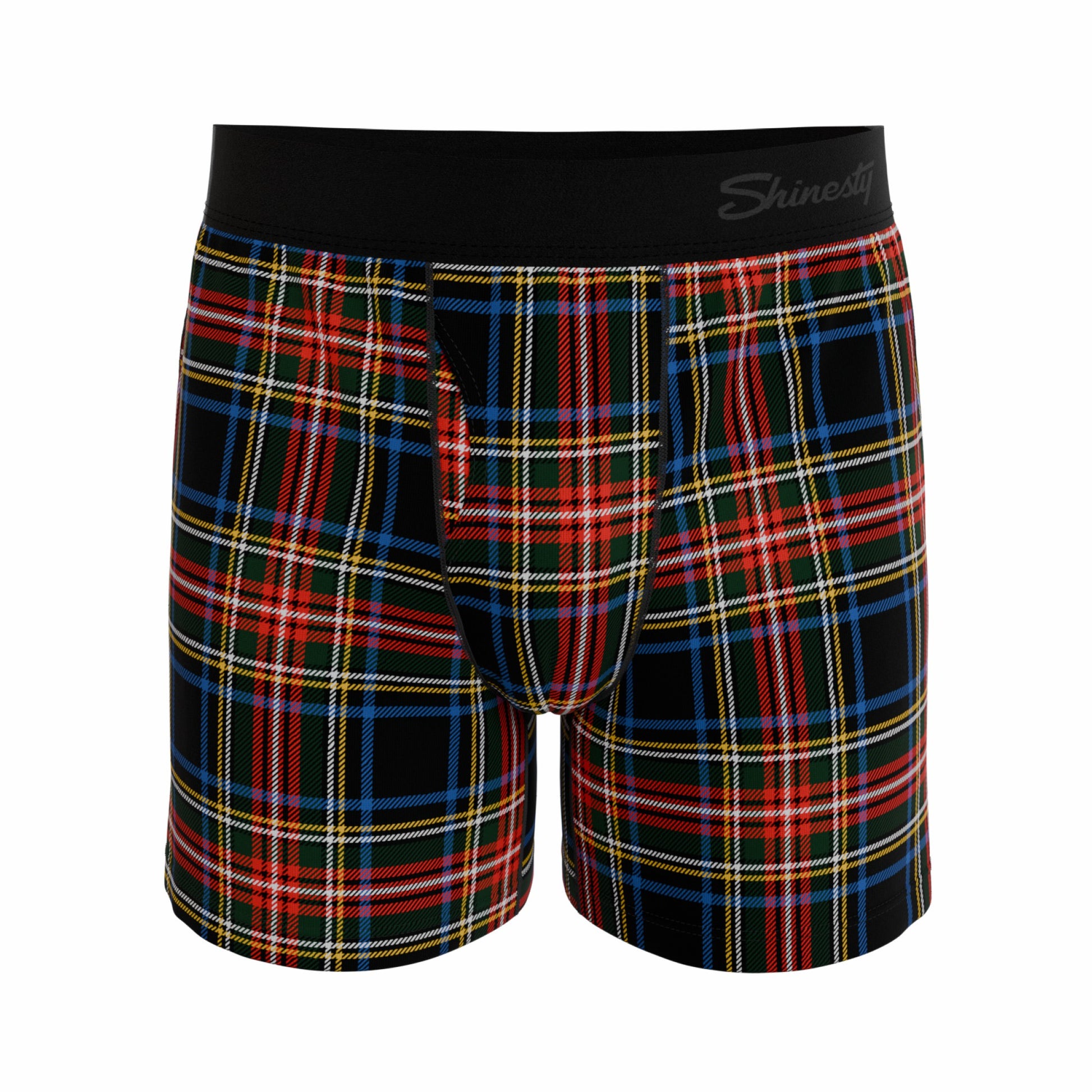 Shinesty Boxer Underwear - Holiday Tartan Plaid