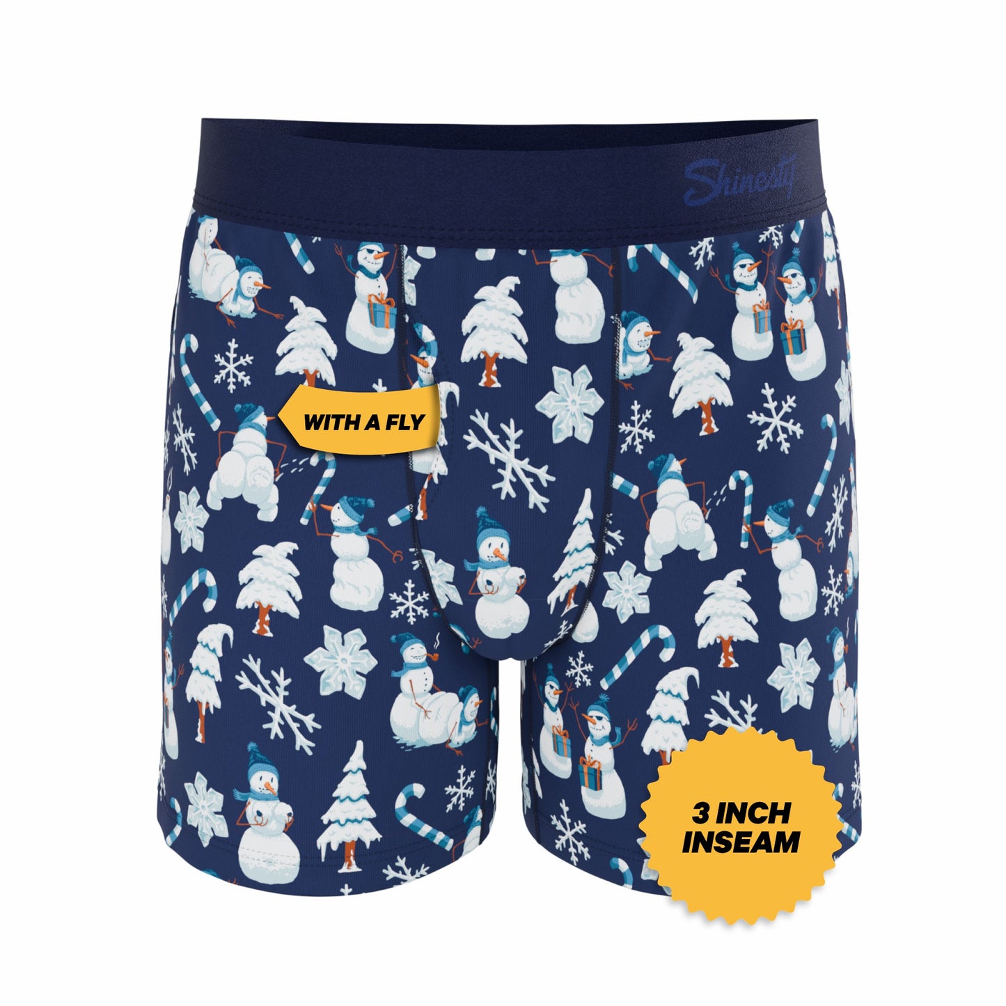 Shinesty Boxer Underwear - Naughty Snowmen