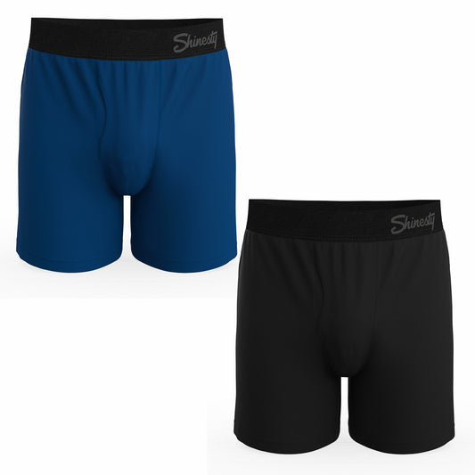 Shinesty Boxer Underwear 2 Pack - Black and Blue