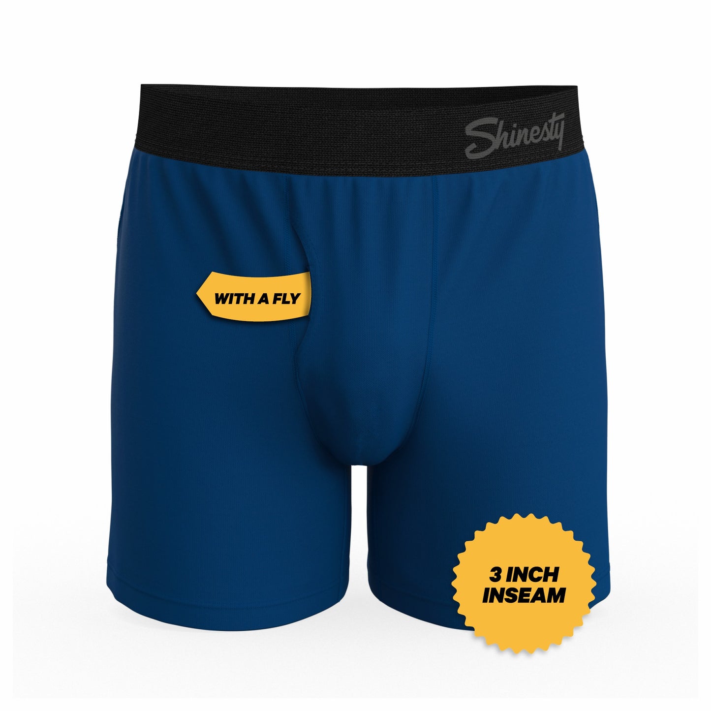 Shinesty Boxer Underwear 2 Pack - Black and Blue