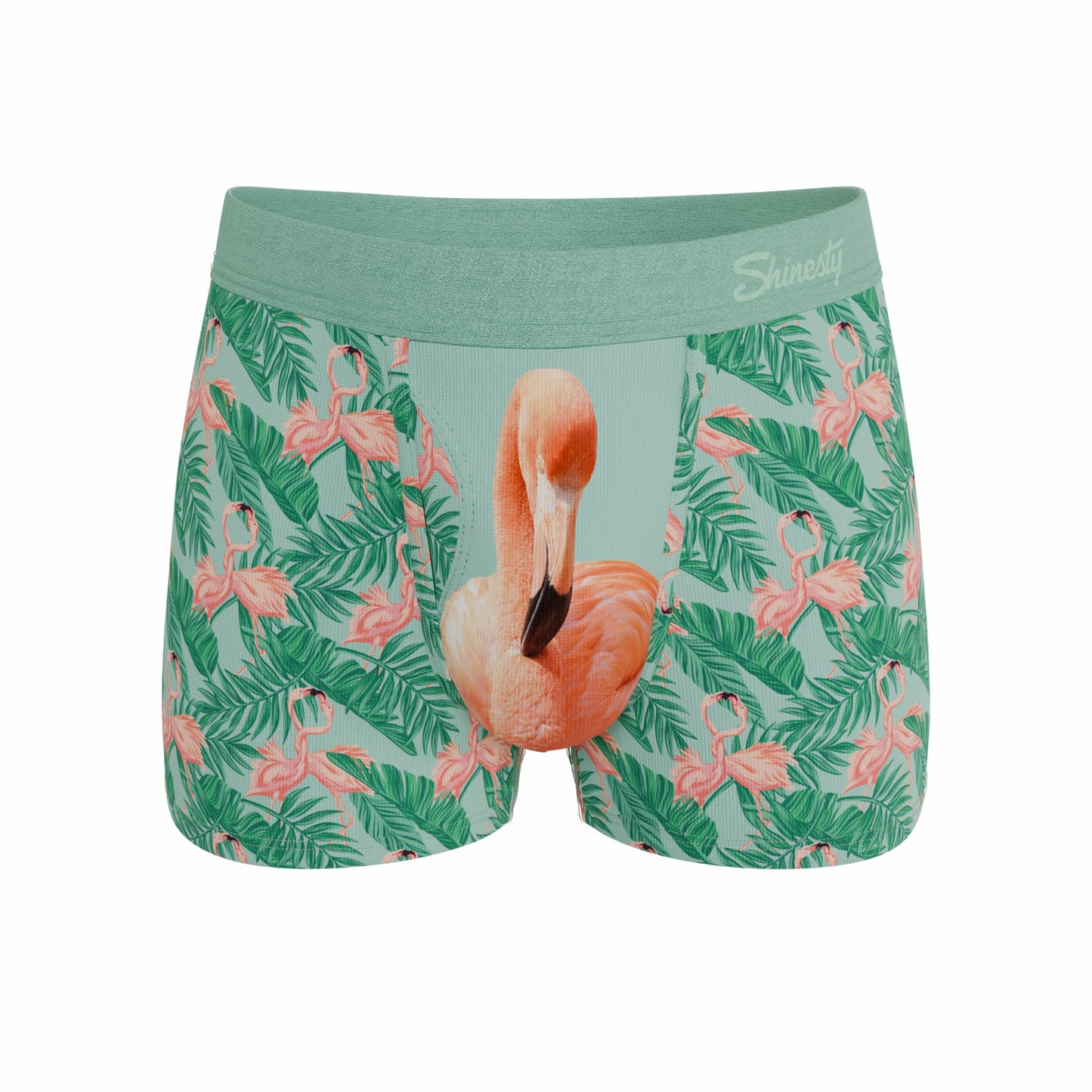 Shinesty Men's Ball Hammock® Pouch Trunk Underwear - Flamingo