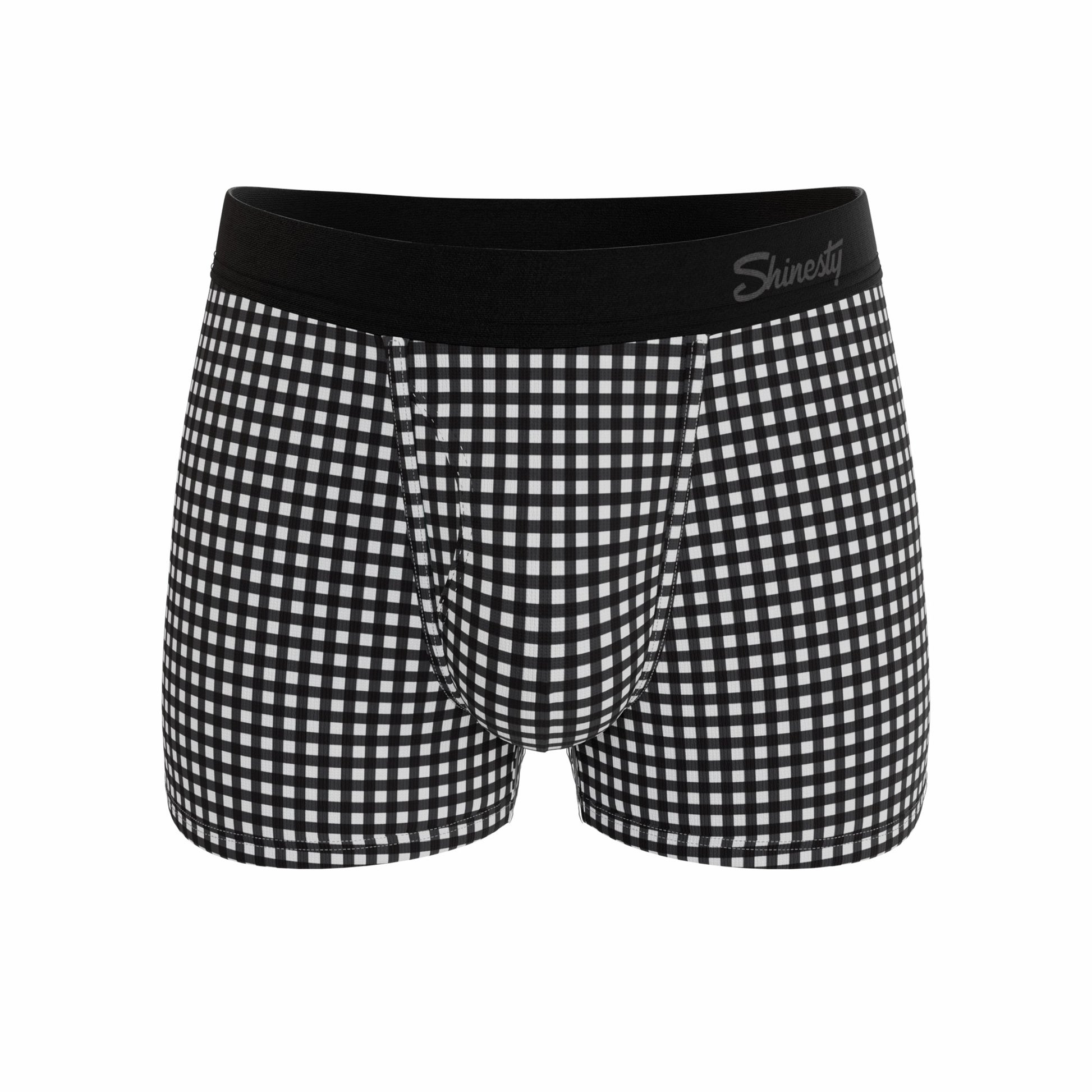 Shinesty Men's Ball Hammock® Pouch Trunk Underwear - Window Pane