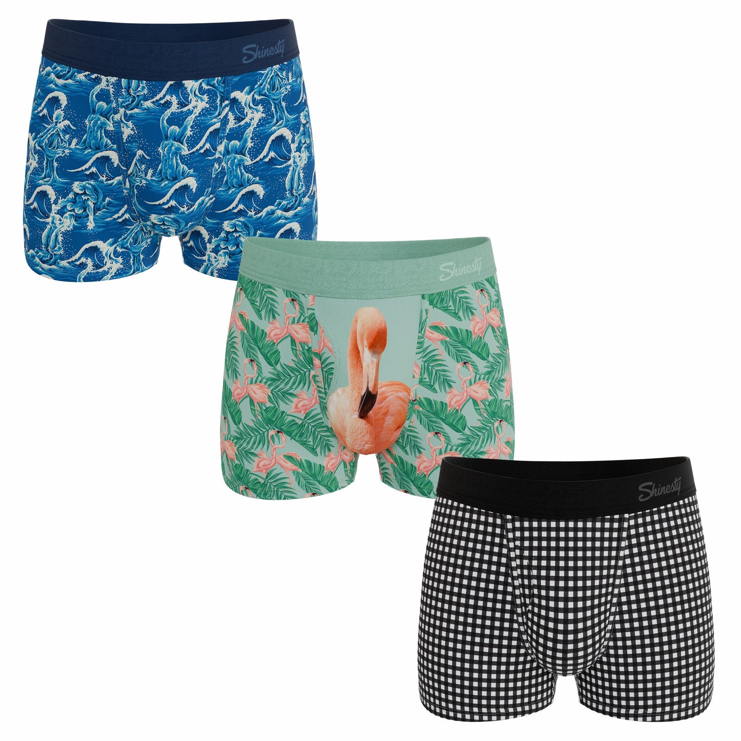 Shinesty Ball Hammock® Pouch Trunks Underwear 3 Pack - Slippery