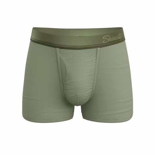 Shinesty Men's Ball Hammock® Pouch Trunk Underwear - Olive Green
