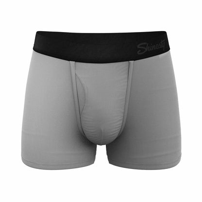 Shinesty Men's Ball Hammock® Pouch Trunk Underwear - Grey