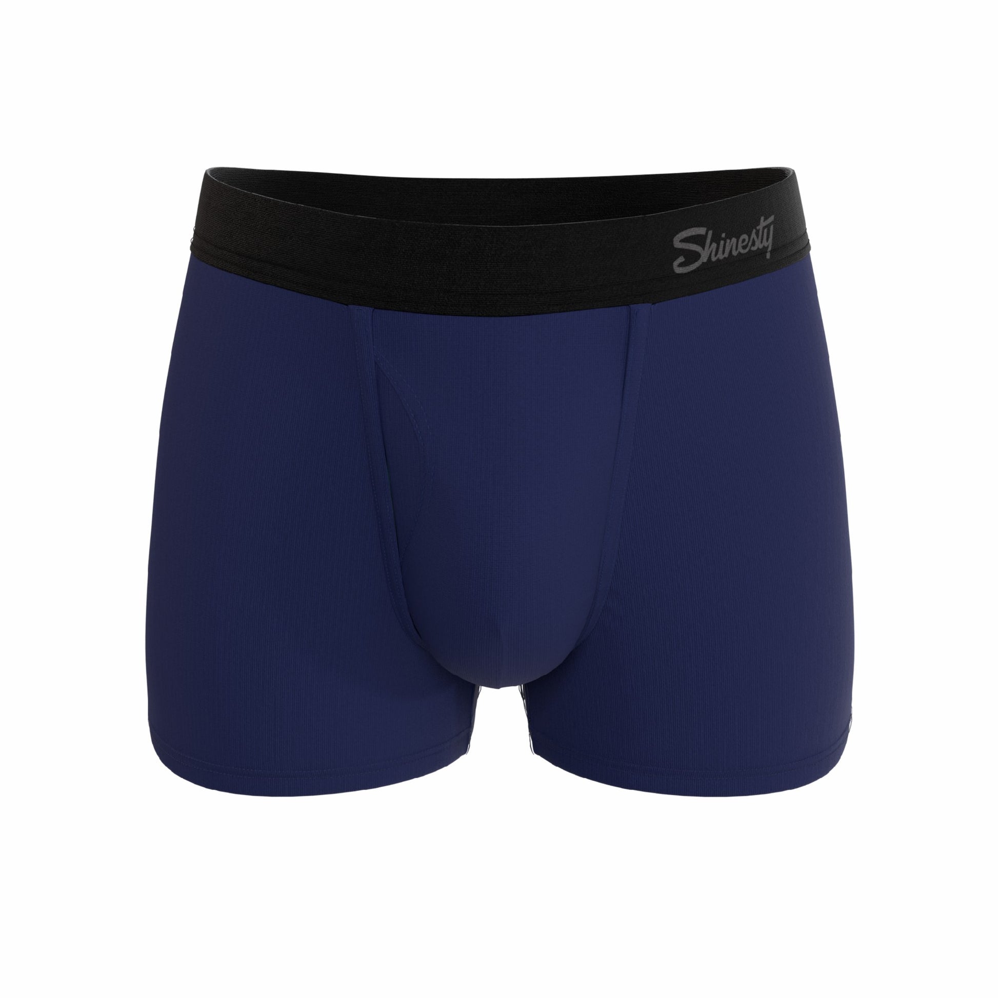 Shinesty Men's Ball Hammock® Pouch Trunk Underwear - Dark Blue