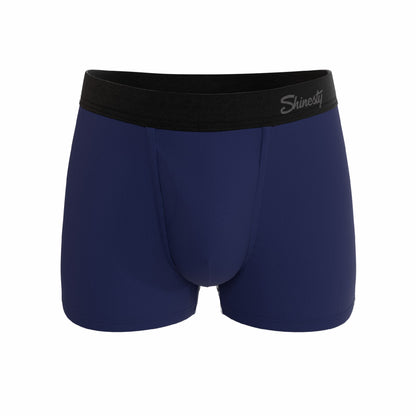 Shinesty Men's Ball Hammock® Pouch Trunk Underwear - Dark Blue