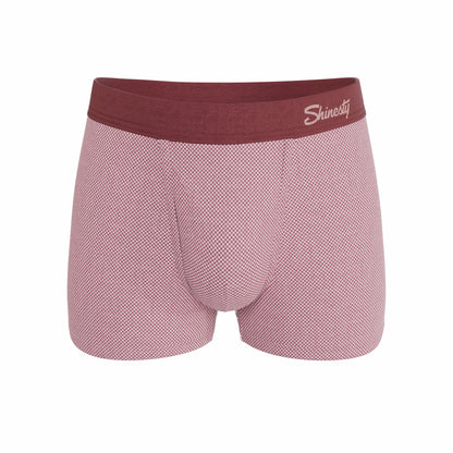 Shinesty Men's Ball Hammock® Pouch Trunk Underwear - Red Chambray