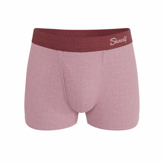Shinesty Men's Ball Hammock® Pouch Trunk Underwear - Red Chambray