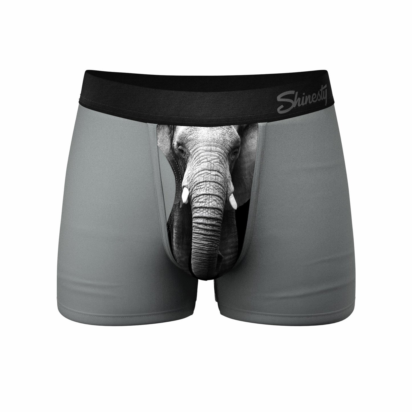 Shinesty Men's Ball Hammock® Pouch Trunk Underwear - Elephant