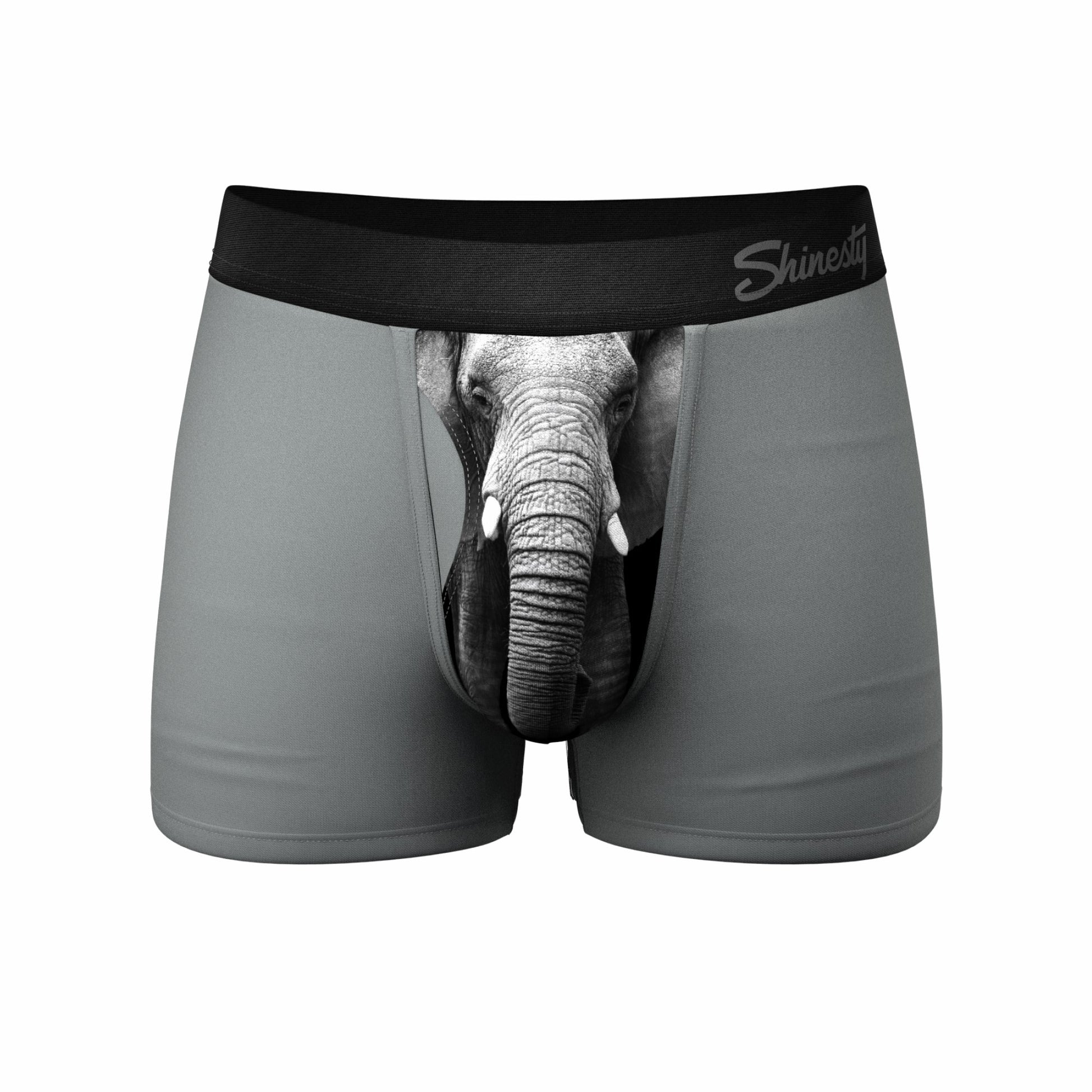 Shinesty Men's Ball Hammock® Pouch Trunk Underwear - Elephant