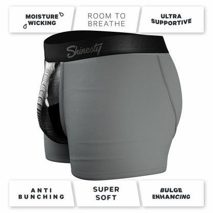 Shinesty Men's Ball Hammock® Pouch Trunk Underwear - Elephant