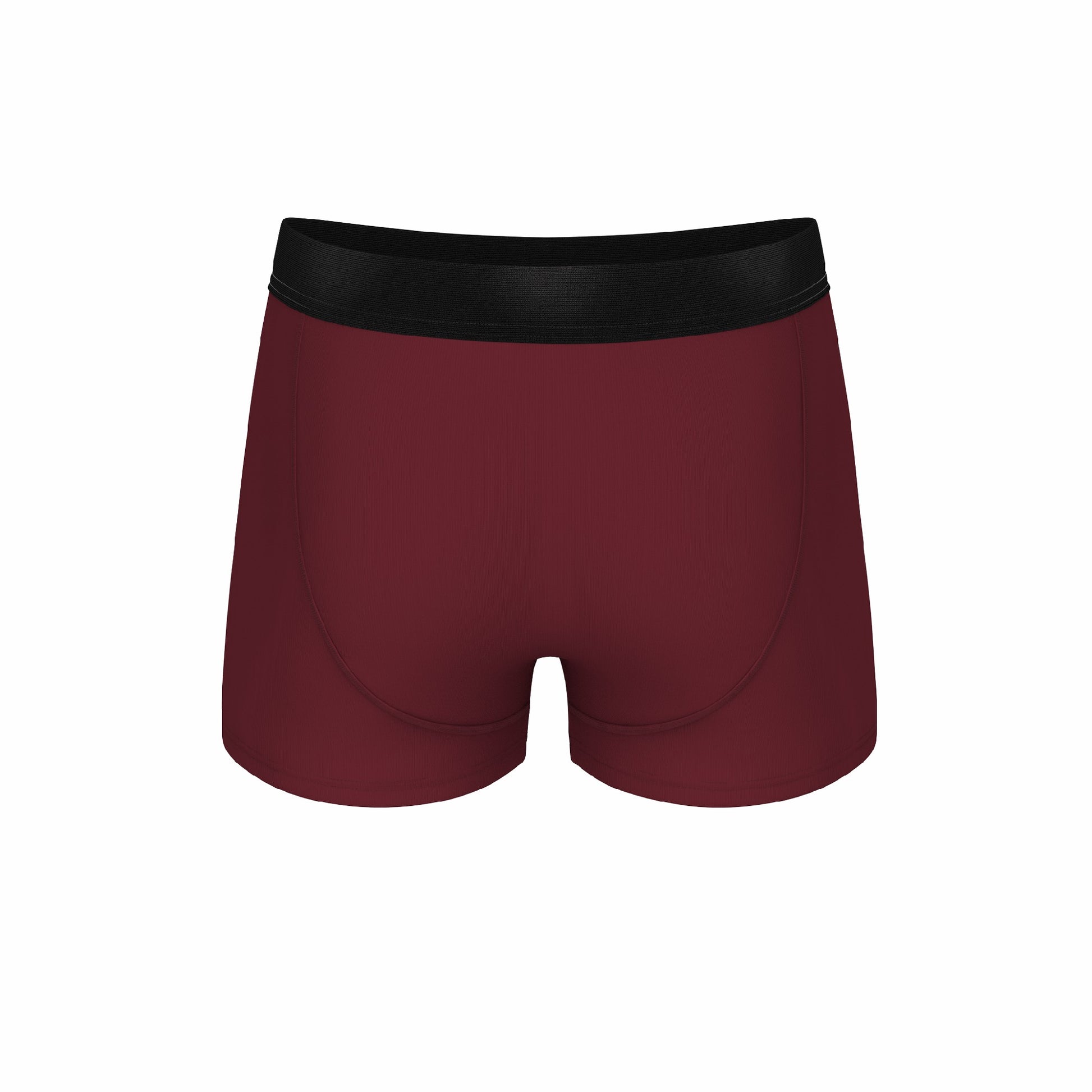 Shinesty Burgundy Men's Ball Hammock® Pouch Trunk Underwear - The Sommelier