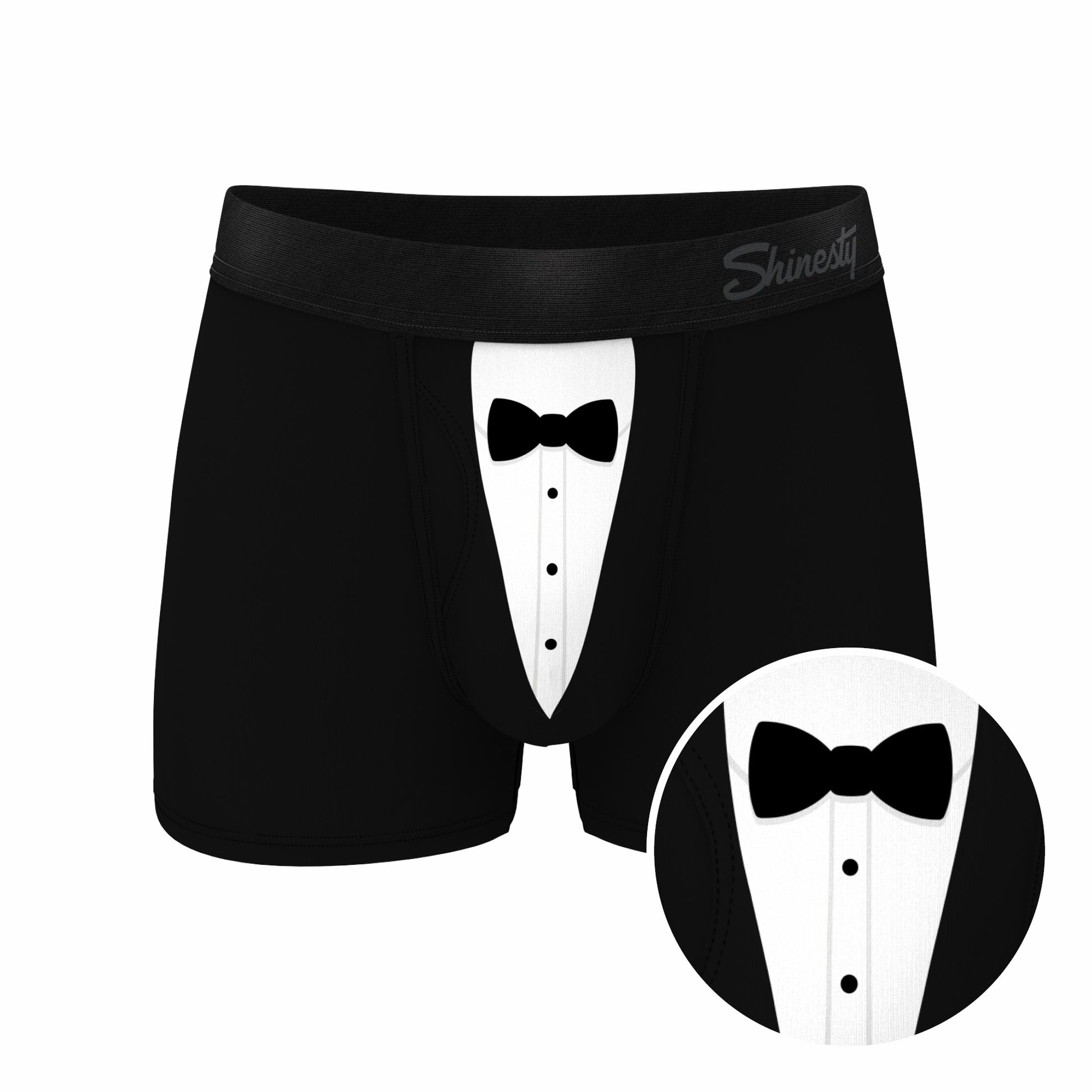 Shinesty Tuxedo Men's Ball Hammock® Pouch Trunk Underwear - The 009