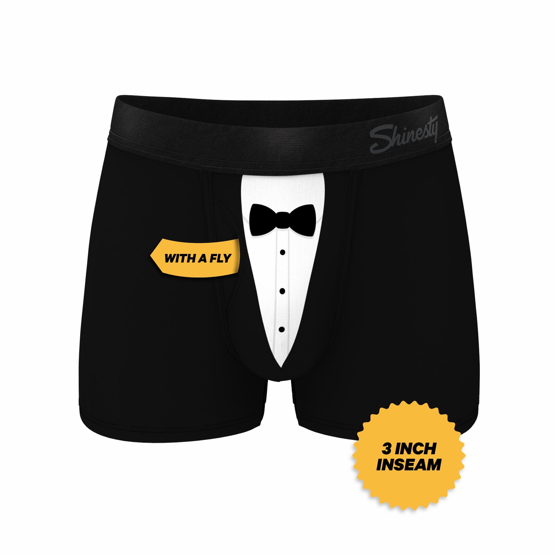 Shinesty Tuxedo Men's Ball Hammock® Pouch Trunk Underwear - The 009