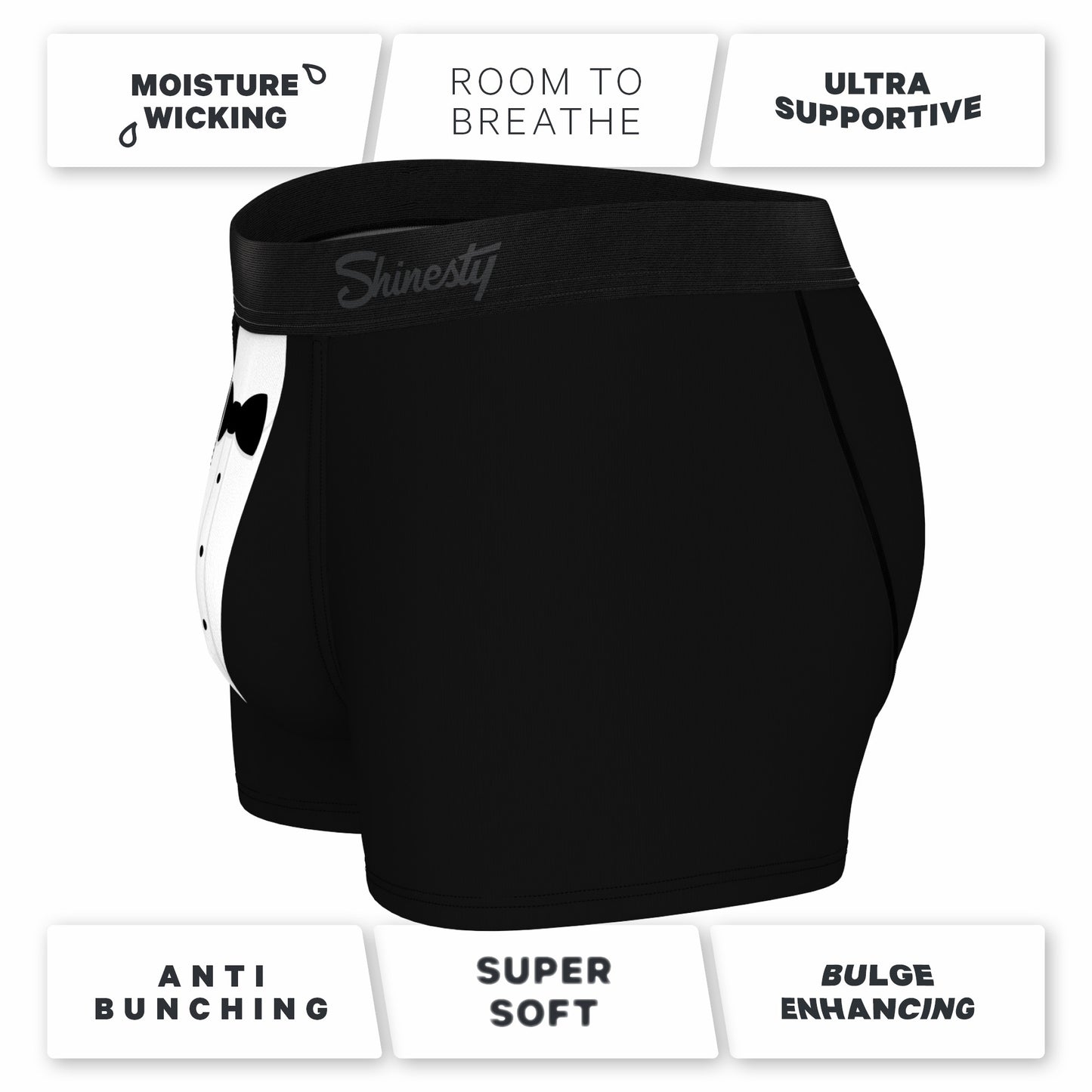 Shinesty Tuxedo Men's Ball Hammock® Pouch Trunk Underwear - The 009